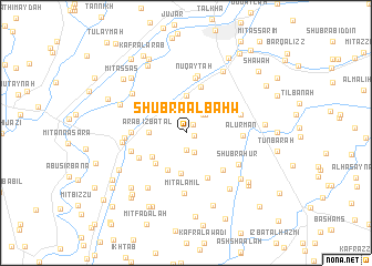 map of Shubrā al Bahw