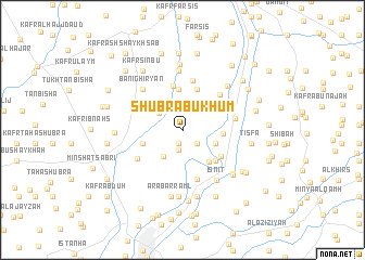 map of Shubrā Bukhūm