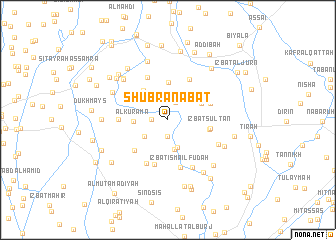 map of Shubrā Nabāt