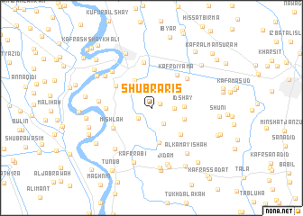 map of Shubrā Rīs