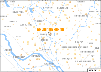 map of Shubrā Shihāb