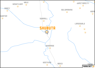map of Shubuta