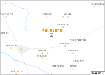 map of Shubyana