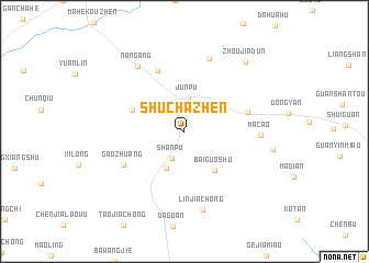 map of Shuchazhen
