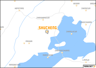 map of Shucheng