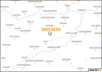 map of Shucheng