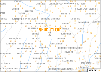 map of Shucutitán