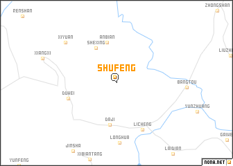 map of Shufeng