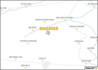 map of Shuganga