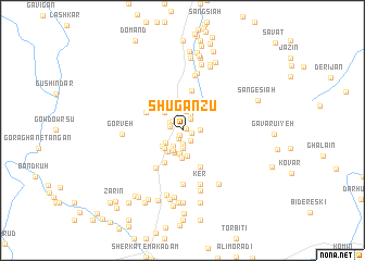 map of Shūganzū