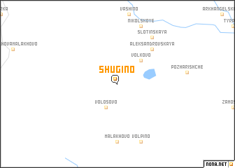 map of Shugino