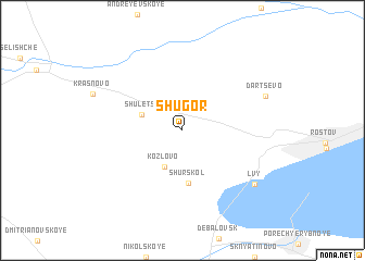 map of Shugor\