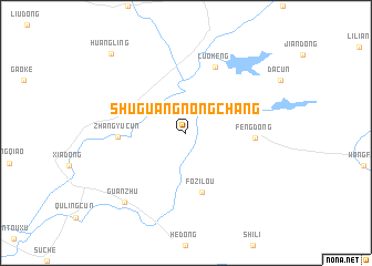 map of Shuguangnongchang