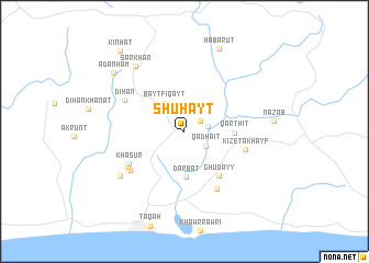 map of Shuḩayţ