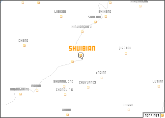 map of Shuibian