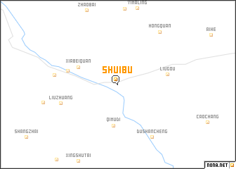 map of Shuibu