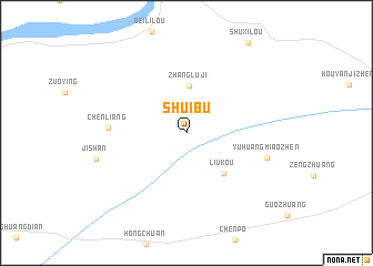 map of Shuibu