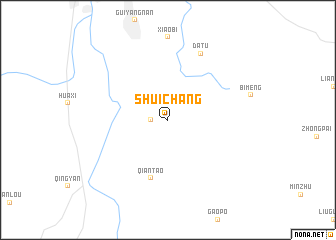 map of Shuichang