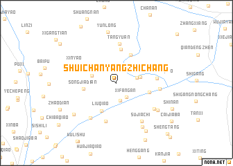 map of Shuichanyangzhichang