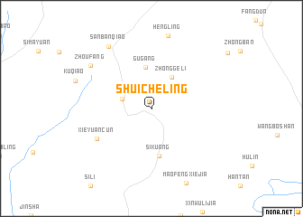 map of Shuicheling