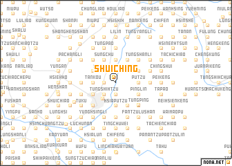 map of Shui-ching
