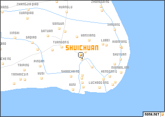 map of Shuichuan