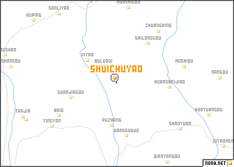 map of Shuichuyao