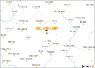 map of Shuicuishan