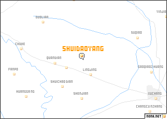 map of Shuidaoyang