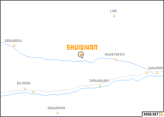 map of Shuidiwan