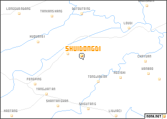 map of Shuidongdi