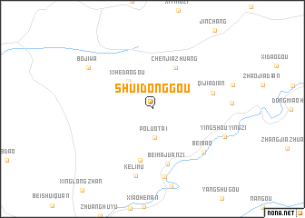 map of Shuidonggou