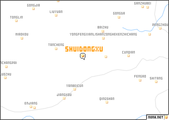 map of Shuidongxu