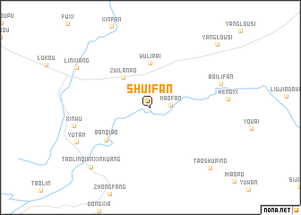 map of Shuifan