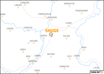 map of Shuige