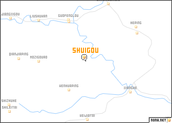 map of Shuigou