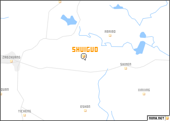 map of Shuiguo