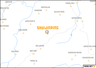 map of Shuijinping