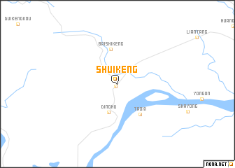 map of Shuikeng
