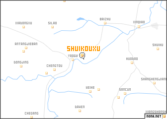 map of Shuikouxu