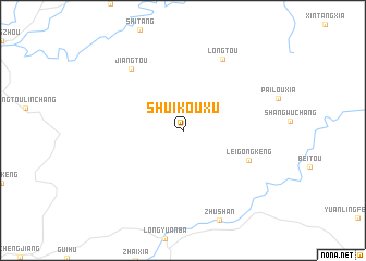 map of Shuikouxu