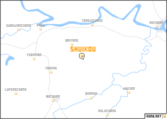 map of Shuikou