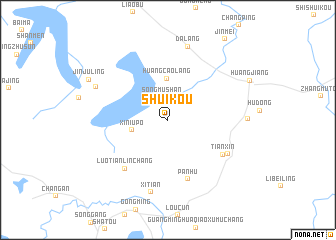 map of Shuikou