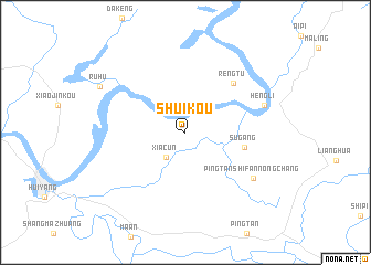 map of Shuikou