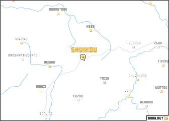 map of Shuikou