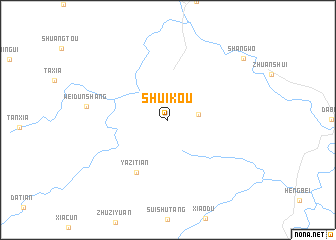 map of Shuikou