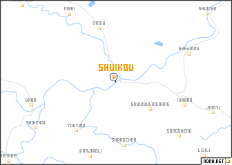 map of Shuikou