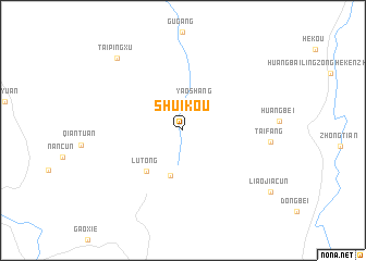 map of Shuikou