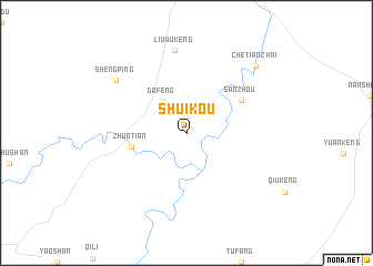 map of Shuikou