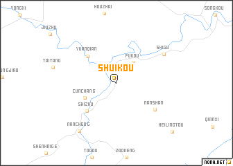 map of Shuikou